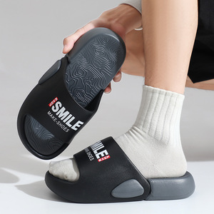 Nuovi Sandali da Uomo <span class=keywords><strong>Eva</strong></span> con Punta Aperta - Ciabatte Casual da Esterno alla Moda con Stampa a Lettere, Tomaia in PVC Traspirante e Leggera per l'Estate - Product Image 4