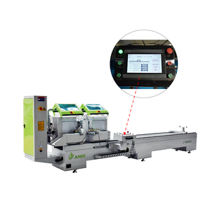Machine de découpe de fenêtres et de portes à double tête automatique à haute précision de type oscillation interne CNC JD-WB3000 robuste - Product Image 2