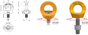 Point d'ancrage de sécurité industrielle pour le travail en hauteur et la protection contre les chutes - Product Image 3