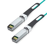 Câble AOC 10Gtek 10G SFP+ 10GbE Fibre Optique Active OM3 MMF à Connexion Directe 1 Mètre Origine Chine pour Ubiquiti/Mikrotik