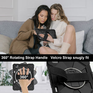 Étui <span class=keywords><strong>robuste</strong></span> pour tablette pour enfants pour <span class=keywords><strong>iPad</strong></span> <span class=keywords><strong>Air</strong></span> 11 pouces 2024 / <span class=keywords><strong>Air</strong></span> 11 pouces 2025 avec porte-stylet, sangle de main et d'épaule, coque antichoc - Product Image 6