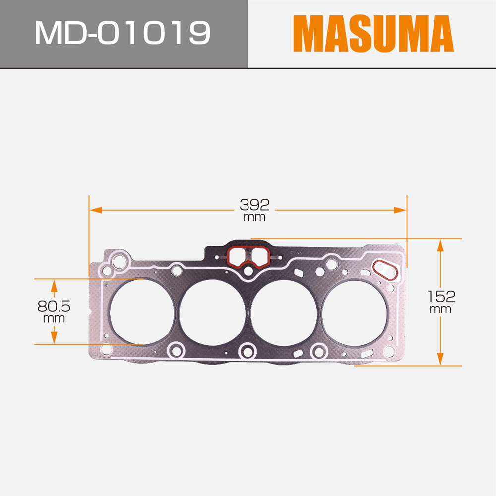 MD-01019 MASUMA Repair Gasket Set 11115-15072 11115-15073