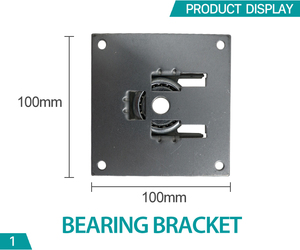 Volet roulant en aluminium réglable, support <span class=keywords><strong>de</strong></span> <span class=keywords><strong>porte</strong></span> <span class=keywords><strong>de</strong></span> <span class=keywords><strong>garage</strong></span> avec roulement à billes en métal - Product Image 4