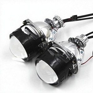 DAO car retrofit 2.5 pollici 60 W <span class=keywords><strong>LED</strong></span> proiettore lente luce <span class=keywords><strong>Mini</strong></span> <span class=keywords><strong>H1</strong></span> hi/lo beam proiettore luce Bi <span class=keywords><strong>Led</strong></span> proiettore lente fari - Product Image 1