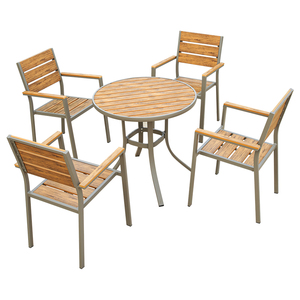 Ensemble <span class=keywords><strong>de</strong></span> meubles <span class=keywords><strong>de</strong></span> <span class=keywords><strong>jardin</strong></span> en teck en gros, <span class=keywords><strong>table</strong></span> <span class=keywords><strong>ronde</strong></span> et chaises, balcon, bistrot, extérieur, imperméable, fabricant, <span class=keywords><strong>bois</strong></span> moderne - Product Image 4