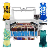 Nouvelle machine de découpe laser numérique CNC 4 axes refroidie par eau, haute précision, automatique, pour tissus, sublimation, peluches et tissus pour jouets.
