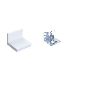 Connecteur d'angle en fer et plastique pour armoire, couleur personnalisée, marque GQK, installation facile, design moderne et simple, supports d'étagère - Product Image 2