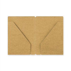 Cartelle di documenti di carta all'ingrosso della fabbrica Logo personalizzato A4 porta presentazione in carta con Slot per biglietti da visita - Product Image 3