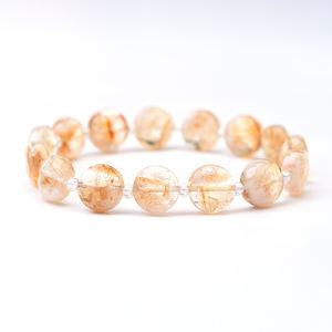 행운의 스트레치 탄생석 팔찌, 라피스 로즈 쿼츠 각면 보석 비즈 천연석 별자리 팔찌, 남녀공용 - Product Image 6