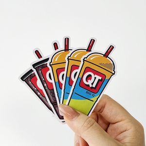 Etiqueta Adhesiva de Vinilo para Botellas con Impresión de Logotipo de Marca Personalizada, Calcomanía Personalizada, Adhesivo de PVC Impermeable con Diseño de Dibujos Animados, Etiqueta Troquelada al por Mayor - Product Image 6