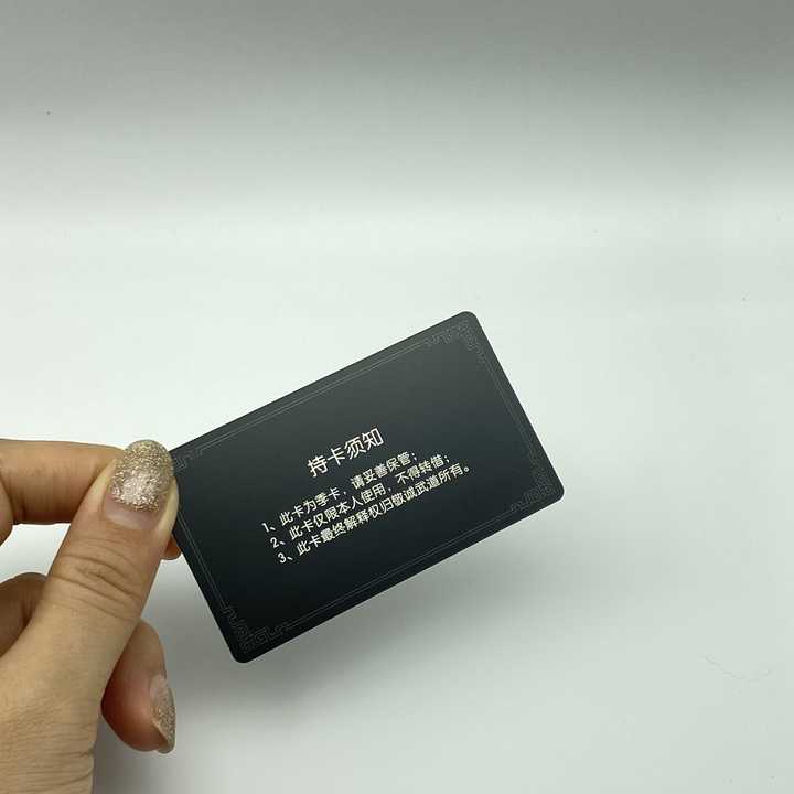 Good Selling Rose Gold Metal Business Cards Titanium
