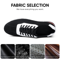 Vente en gros usine Baskets mode à lacets pour hommes, personnalisables avec logo de marque, haute qualité, rehaussantes de 5,5 cm, décontractées