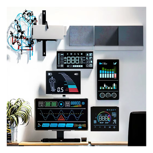 カスタム液晶ディスプレイTn Htn Stn Fstn Va Lcdキャラクターコグドット128*64 14セグメントモノクロカラーグラフィックデジタル<span class=keywords><strong>7</strong></span>セグメントディスプレイ - Product Image 1
