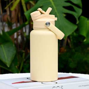 Bouteille d'eau de sport en acier inoxydable de 24oz isolée sous vide pour la pêche en plein air, la randonnée et les cadeaux d'entreprise - Product Image 1