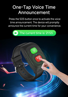 Reloj Inteligente HD 4G S8H para Personas Mayores con GPS, Monitor de Actividad Física, Pantalla OLED, IP68, Android, Frecuencia Cardíaca, Presión Arterial, Banda de Salud