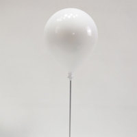 Ballon dur en plastique avec tube de décoration d'affichage pour spectacle hôtel centre commercial boutique affichage petit ballon de taille moyenne