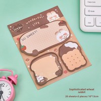 Bloc-notes autocollants Kawaii Panda en gros – Blocs-notes mignons et colorés avec fonction magnétique pour le bureau