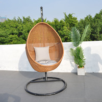 Chaise à bascule, en forme d'oeuf, mobilier d'extérieur, moderne, de haute qualité, pour loisirs jardin, offre spéciale