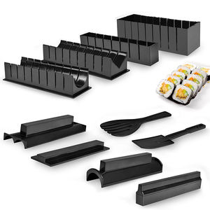 <span class=keywords><strong>Kit</strong></span> de fabrication de sushis DIY le plus vendu sur Amaozn, ensemble de 11 pièces avec 4 formes de moules en bois, tutoriels étape par étape pour débutants - Product Image 5