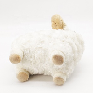 Peluche Mouton Bouclé <span class=keywords><strong>à</strong></span> Grandes Cornes, Jouet en Peluche Doux et Moelleux - Product Image 6