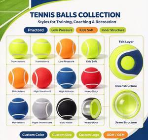 Balles de tennis en caoutchouc de haute qualité, durables, sans pression, écologiques, pour le sport et la plage, fabriquées à partir de matériaux naturels - Product Image 5