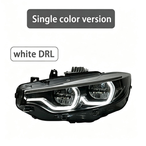 Conjunto de faros delanteros modificación M4 GTS con luz diurna amarilla tipo cuchara, compatible con BMW Serie 4 F32 F82 F36 2013-2020 - Product Image 3