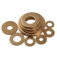 Rondelle plate industrielle robuste en laiton de qualité supérieure M10 DIN 125 pour fixation à pression uniforme