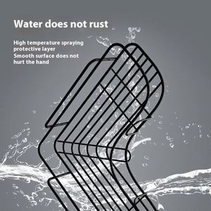 Nhà Máy Bán Buôn Mạnh Mẽ Dính Kim Loại Góc Lưu Trữ Giá Đấm Miễn Phí Nhà Vệ Sinh Tam Giác Sắt Phòng Tắm Kệ Cho Phòng Khách - Product Image 4