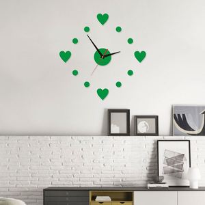 DIY Wall Sticker <b>Clock</b> Creative Heart Dot DIY Acrylic Mute <b>Digital</b> <b>Clock</b> Quartz Watches for Home Office Decoration Gifts - Product Image 6