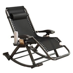 Fauteuil inclinable portable moderne de style Shanghai, zéro gravité, pliable, en maille, avec structure en acier, pour loisirs, repas, camping et extérieur - Product Image 5