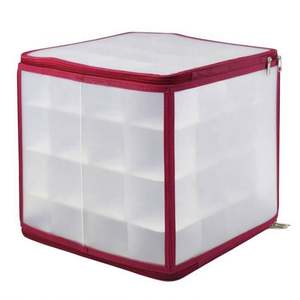 Hot Selling Folding Ornament <b>Box</b> Christmas Ball <b>Storage</b> <b>Box</b> With <b>Paper</b> Divider - Product Image 3