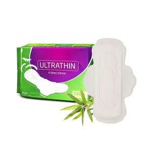 Good Quality Bamboo Fiber Disposable Sanitary Pads Ladies Pads Sanitary Napkins