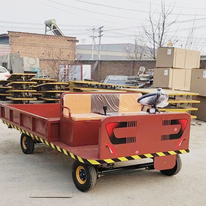 고하중 전기 평판차 다기능 저소음 간편 조작 철도 탱크 왜건 운송 전기 이송 카트 OEM - Product Image 5