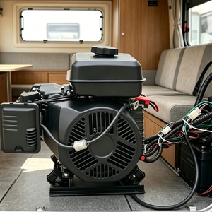 เครื่องกำเนิดไฟฟ้าเบนซินแบบสตาร์ทด้วยระบบความถี่แปรผัน 1kW 2kW 3kW 4kW สำหรับรถบรรทุก อุปกรณ์ไฟฟ้า ดีไซน์ประหยัดพลังงาน ใช้งานได้ - Product Image 1