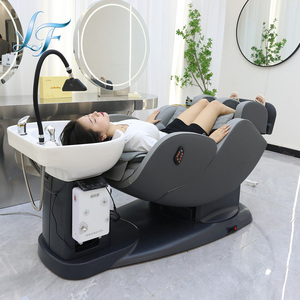 Modern Kuaför Salonu Ekipmanları Saç Yıkama Masajlı Baş Spa Şampuan Lavabosu ve Koltuğu - Product Image 2