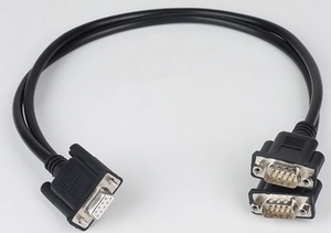 Zhonglang 100 18-inch <span class=keywords><strong>DB9</strong></span> 9-pin nữ 3.5mm nam cắm RS232 chuyển đổi cáp đồng dẫn PVC cách điện cáp lắp ráp - Product Image 2