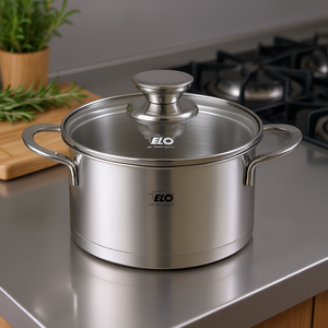 Olla para Carne ELO Galant de 1.8L, Asador de Acero Inoxidable con Tapa - Product Image 3