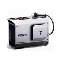 Machine de nettoyage laser portable industrielle Lumitool à refroidissement par air, 200W, à impulsions, MOPA, pour le bois, la rouille, la pierre et le métal