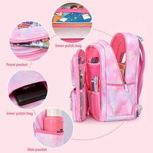 Mochila escolar grande de nailon impermeable rosa de alta calidad para estudiantes, mochila verde para estudiantes y niñas - Product Image 3