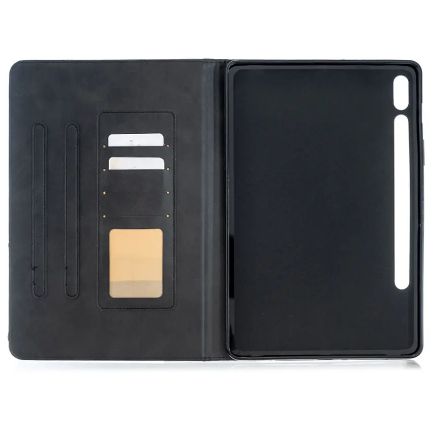 Pu Leather Tablet Case Folding Tab Pencil Holder Cover For Samsung Case T870/T720/T580/T590/T830/T860/T510/P610