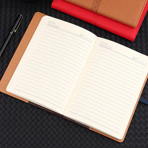 Couverture en cuir personnalisée A5 impression couverture rigide prix d'usine en cuir PU bande élastique Journal agenda carnet de notes - Product Image 4