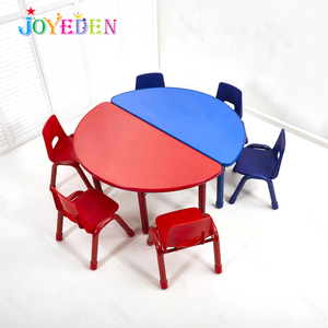 Ensemble de table et chaise en bois pour enfants, taille réglable, pour salle de classe, école privée internationale, fabricant chinois - Product Image 3