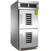 Armoire de fermentation réfrigérée et congélateur à double porte en acier inoxydable pour boulangerie commerciale, température constante, directement de l'usine