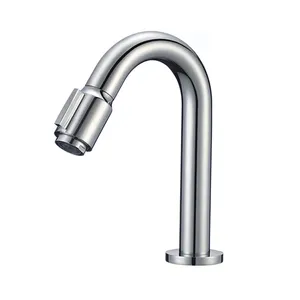 High quality Single Lever Single Cold Bathroom Water Tap Deck Mounted Automatic Touch Sensor Faucet