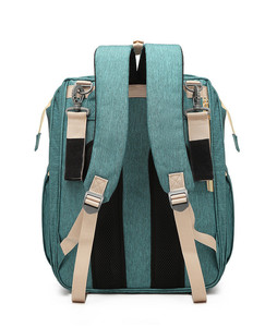 Multifuncional 3 en 1 bolsa de gran capacidad <span class=keywords><strong>mamá</strong></span> mochila plegable bolsa de bebé con cama de bebé - Product Image 3