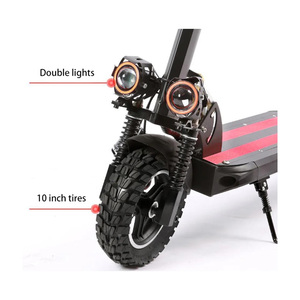Scooter électrique tout-terrain avec siège, double suspension, frein à disque, scooter électrique pour adultes - Product Image 4