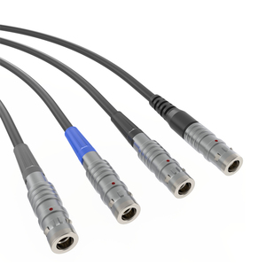Connecteur circulaire push-pull personnalisé avec assemblage de câbles pour audio et vidéo, contacts en laiton plaqué or, <span class=keywords><strong>protection</strong></span> IP50 - Product Image 6