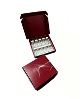 Boîtes de stockage de vaccins en matériaux recyclés avec doublure en éponge, fermeture magnétique et poignée, pour flacons de peptides, 3 ml, 5 ml, 10 ml, 20 ml