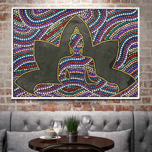 Diamond <strong>Painting</strong> 5D Special Shape Lotus <strong>Buddha</strong> Statue Diamond Embroidery DIY Adult or Children Handmade Rhinestone <strong>Painting</strong> - Product Image 2