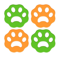 Outil réutilisable de nettoyage de machine à laver de poils d'animaux de compagnie de fourrure de chat et de chien avec sèche-linge en matière plastique pour le linge
